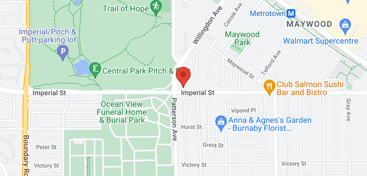 map of 501 4105 IMPERIAL STREET